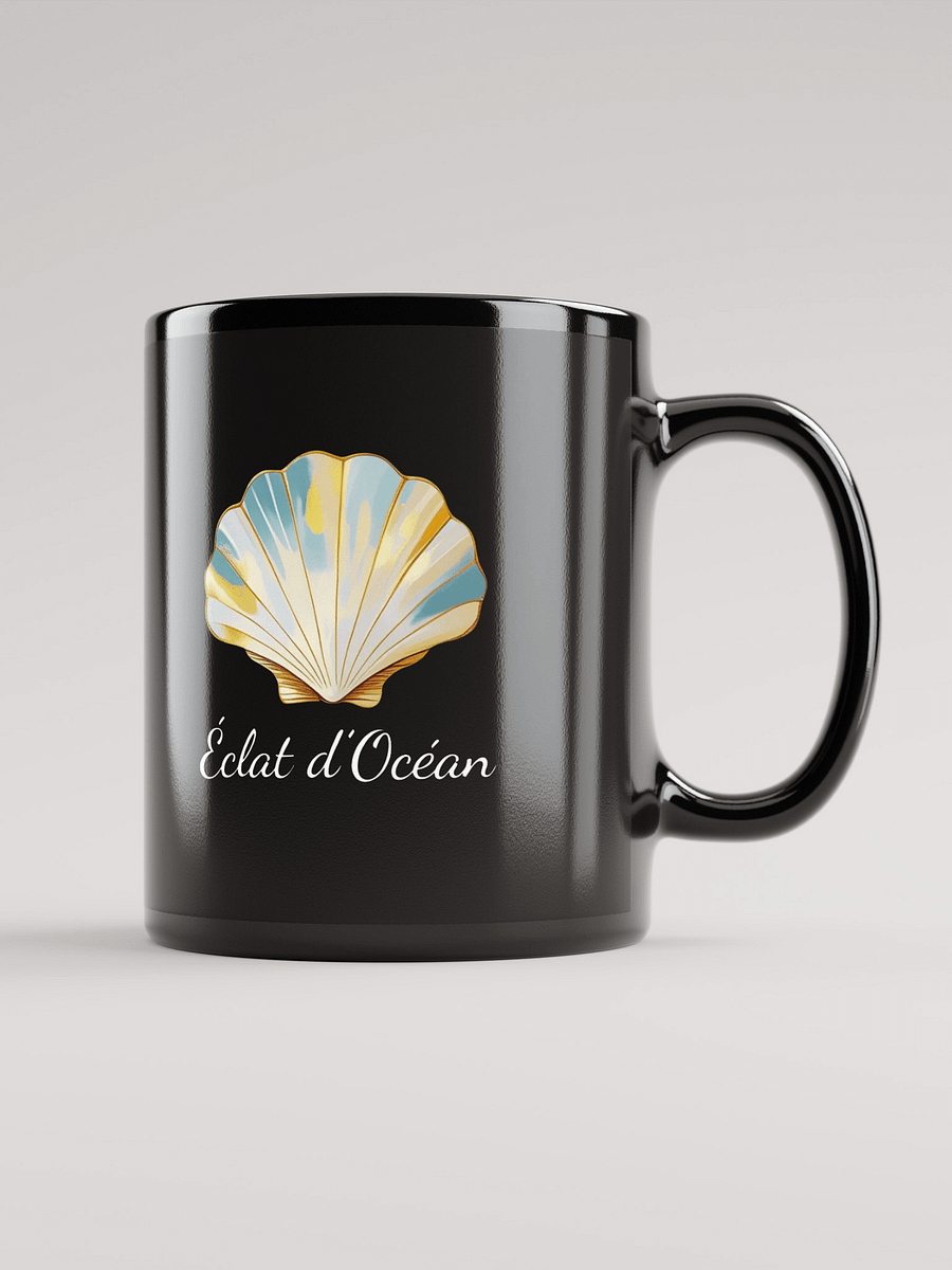 Mug Noir - Eclat d'Océan - Idée Cadeau Orignal product image (1)
