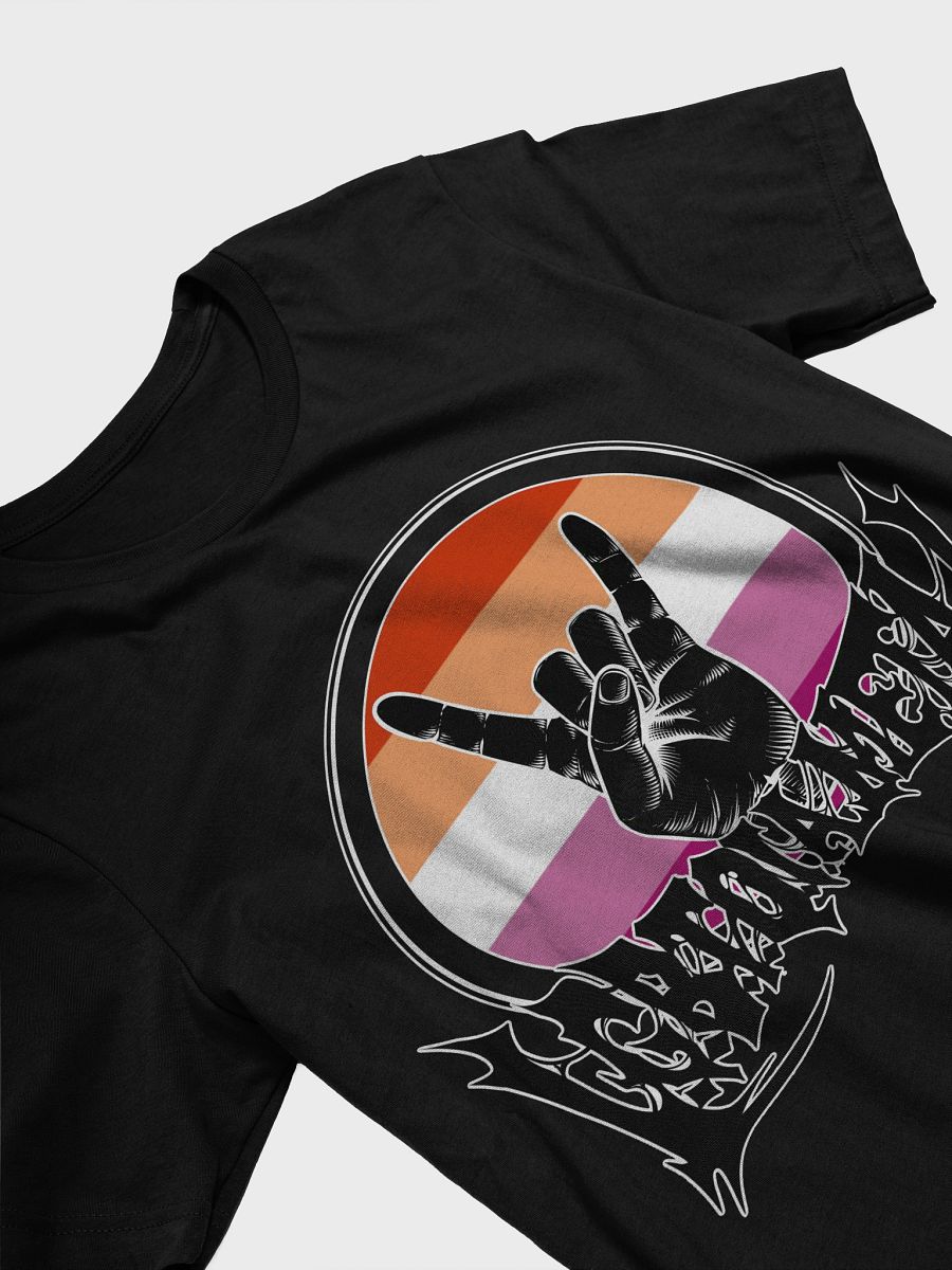 LGBTQIA Lesbian Flag Unisex Shirt product image (2)