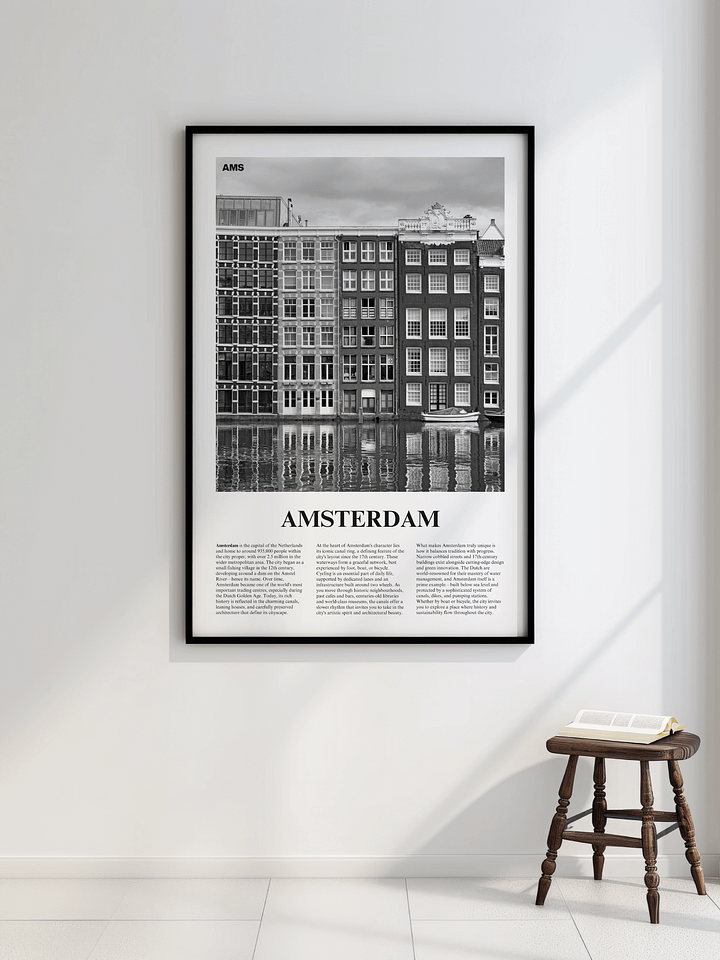 Amsterdam 01 Newspaper Poster product image (4)