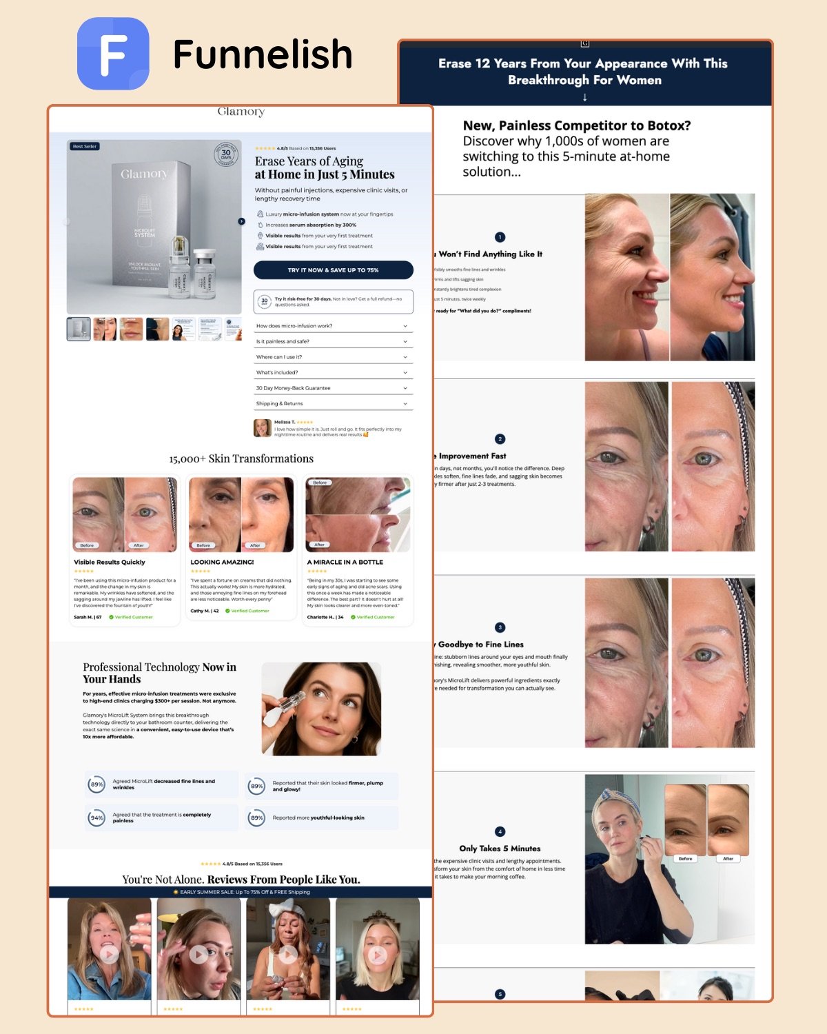 Try-Glamory Funnel | Funnelish product image (1)