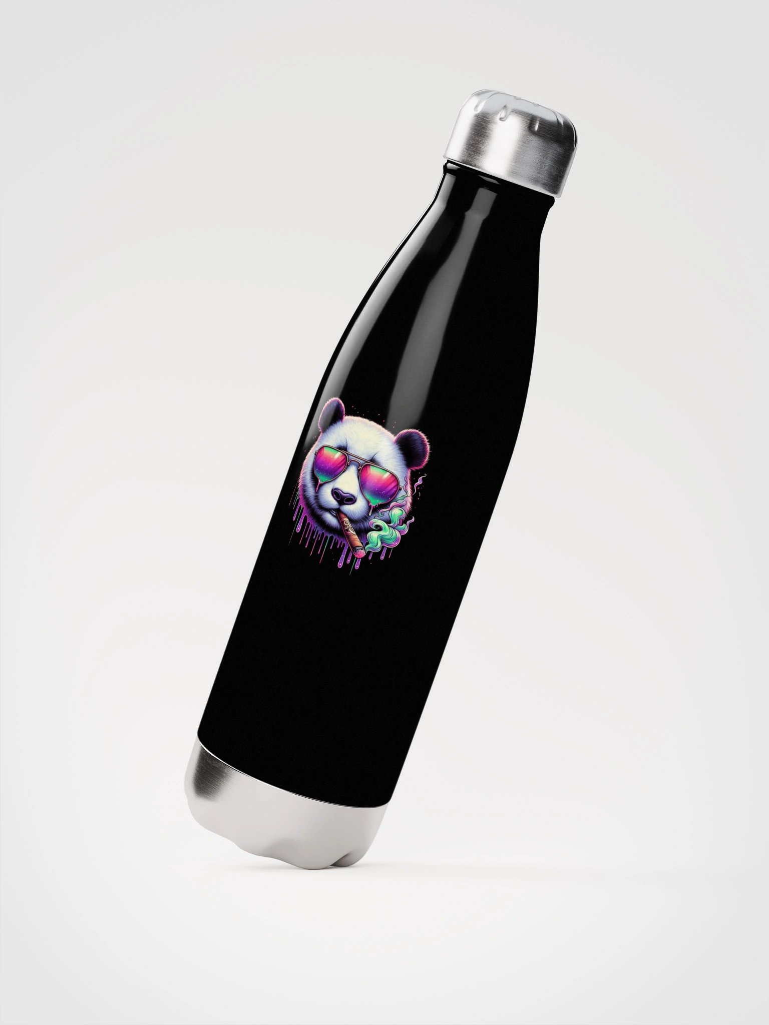 Panda Vibes Stainless Steel Water Bottle product image (2)