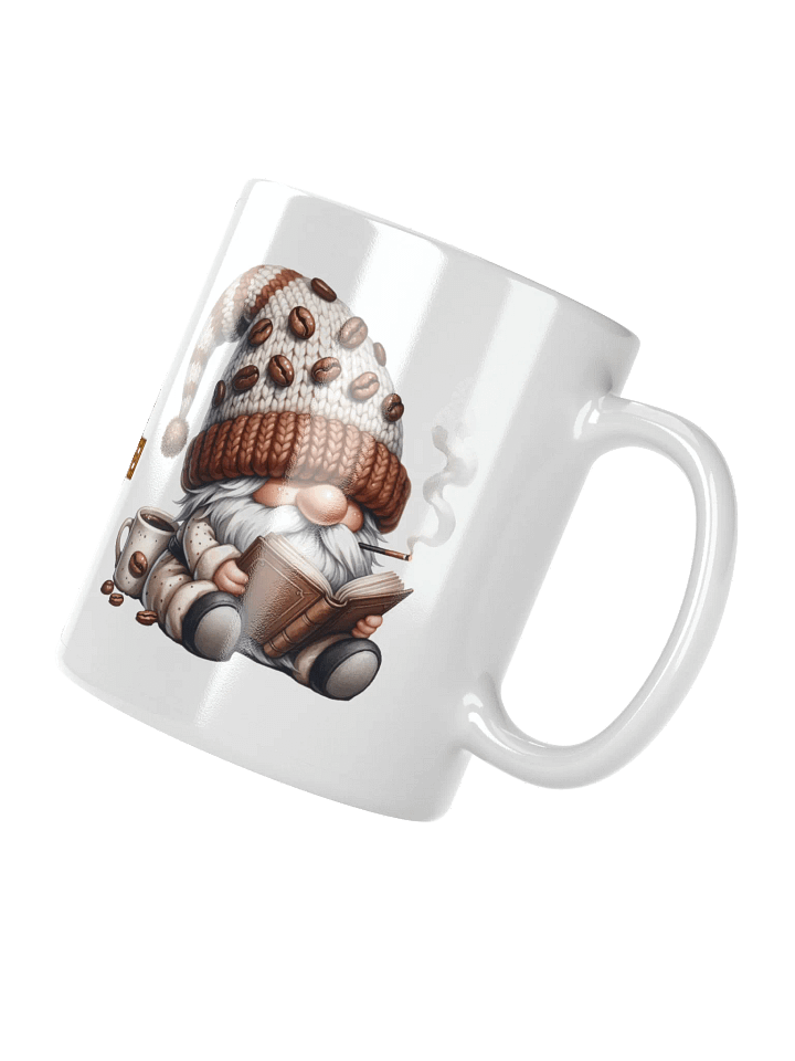 Coffee books bad habits Gnome life Ceramic Mug product image (2)