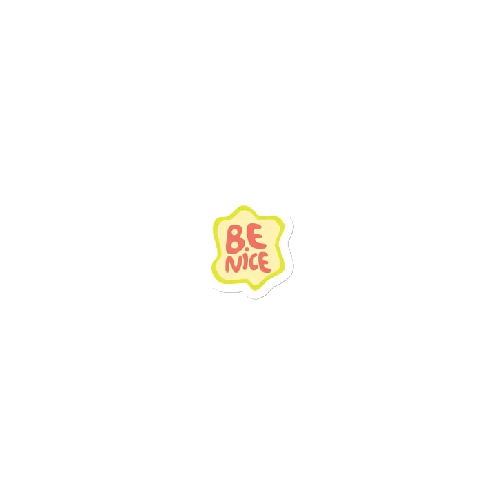 'BE NICE' Die-cut Magnets product image (1)