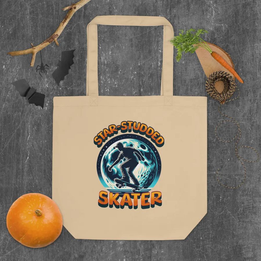 Star-Studded Skater Eco Tote product image (4)