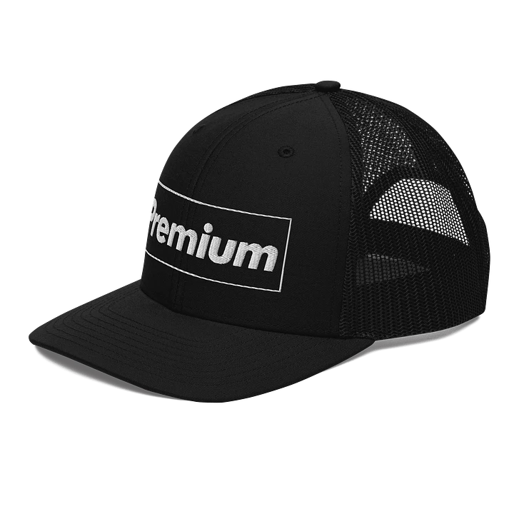 PREMIUM EMBROIDERED BLACK TRUCKER HAT product image (2)