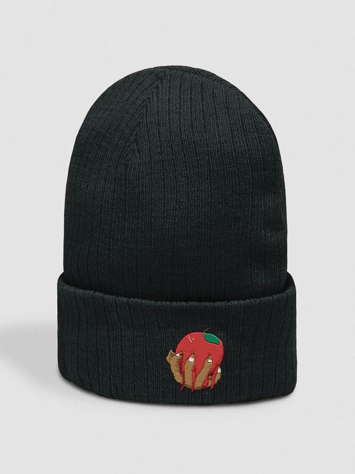 Squashing Apples Ribbed Knit Beanie product image (2)