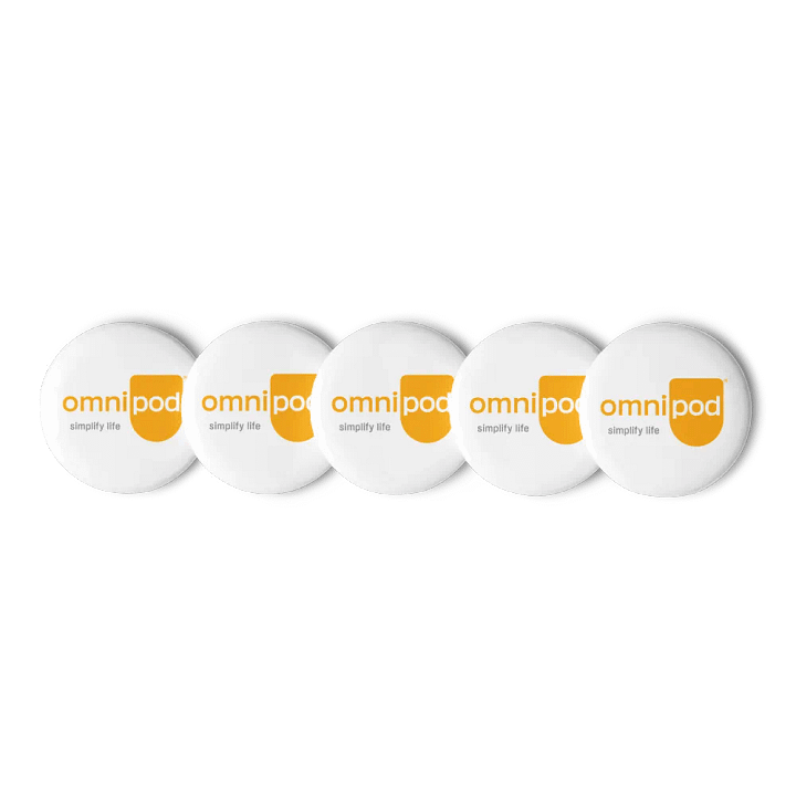 OmniPod Shield Pin Buttons Set product image (3)