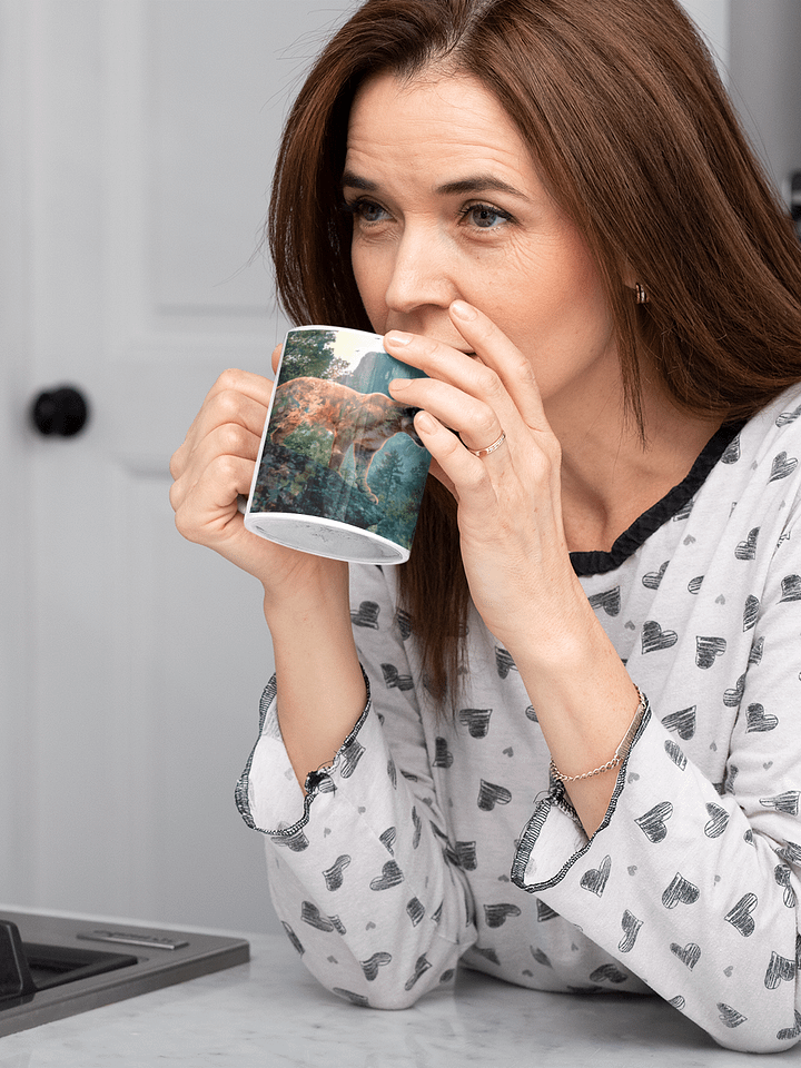Mountain Lion, White Glossy Mug product image (1)