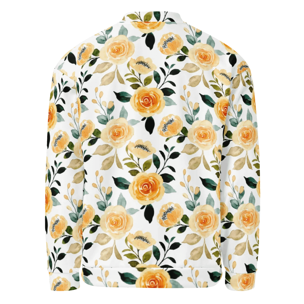 Yellow Rose Delight Bomber jacket product image (2)