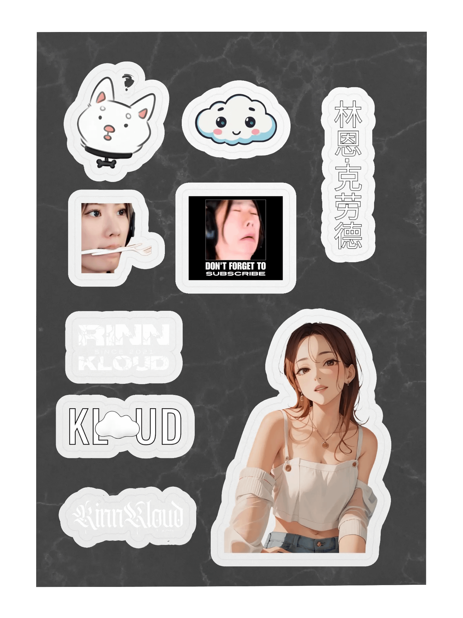 RinnKloud Sticker Sheet product image (3)