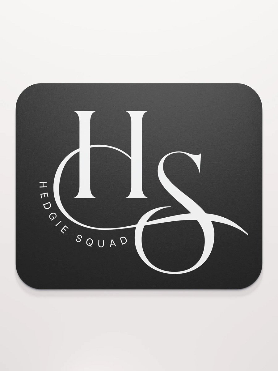 Hedgie Squad black mousepad (8.7″ × 7.1″ // 22cm × 18cm) product image (2)