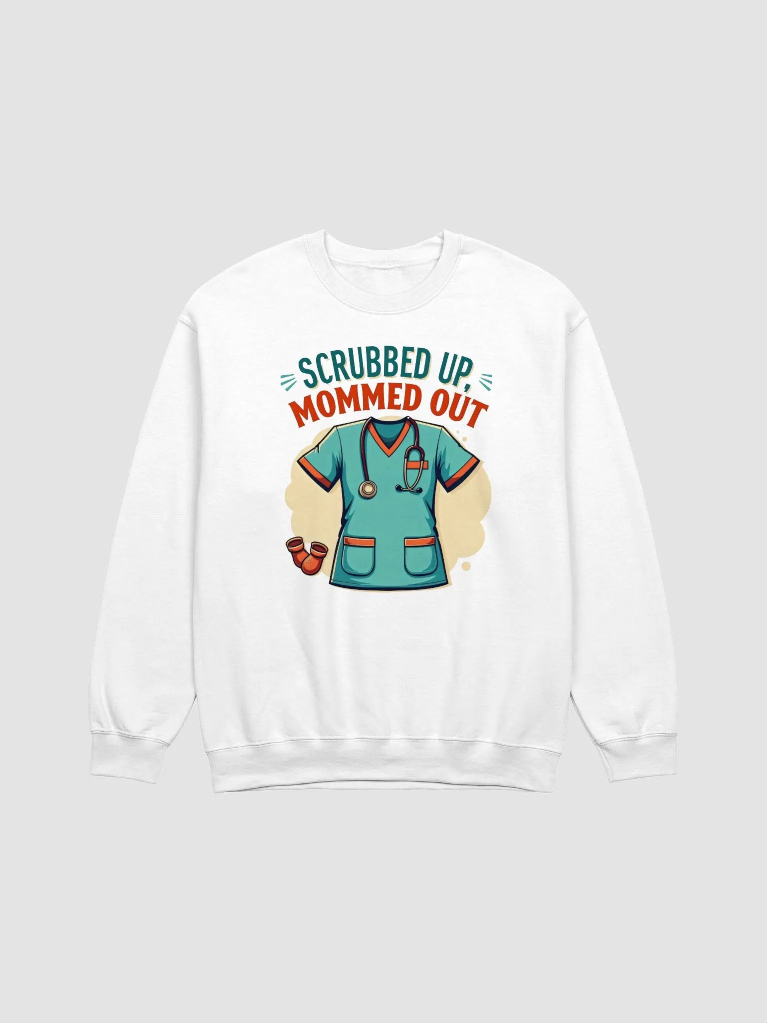 Mom med Out Medical Scrub Top Sweatshirt product image (1)