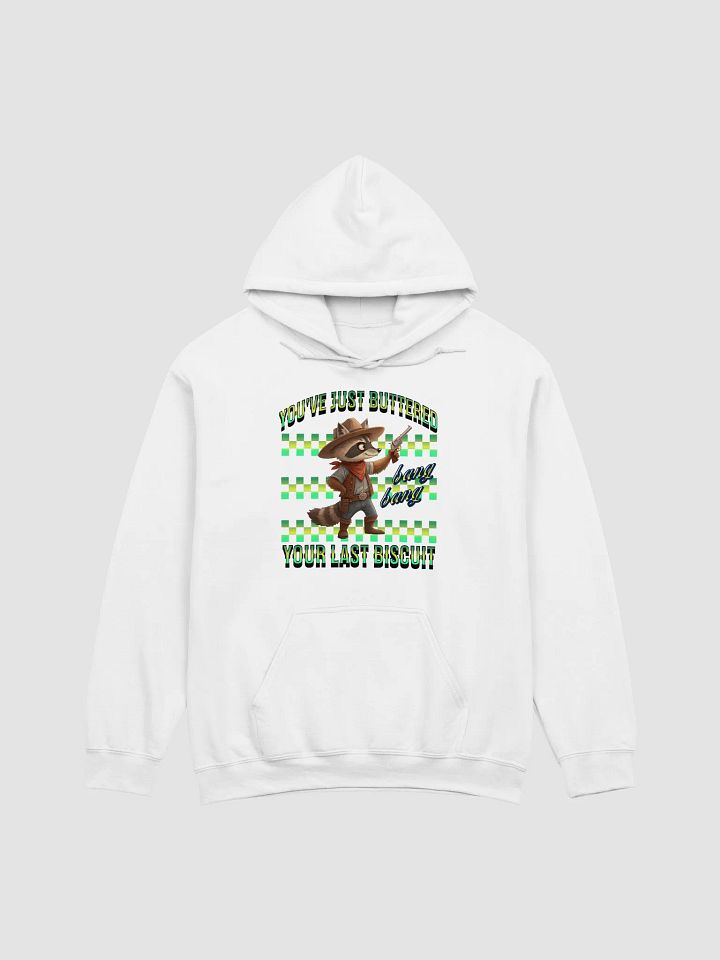 Youve Just Buttered Your Last Biscuit Raccoon Cowboy Hoodie product image (34)