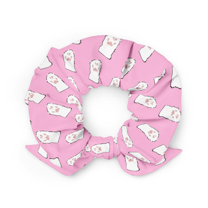 CINNI PAW PATTERN Scrunchie (Pink) product image (2)