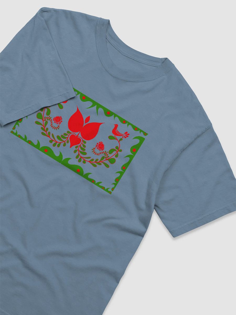 Hungarian Folk-Inspired Floral Symphony T-Shirt product image (3)