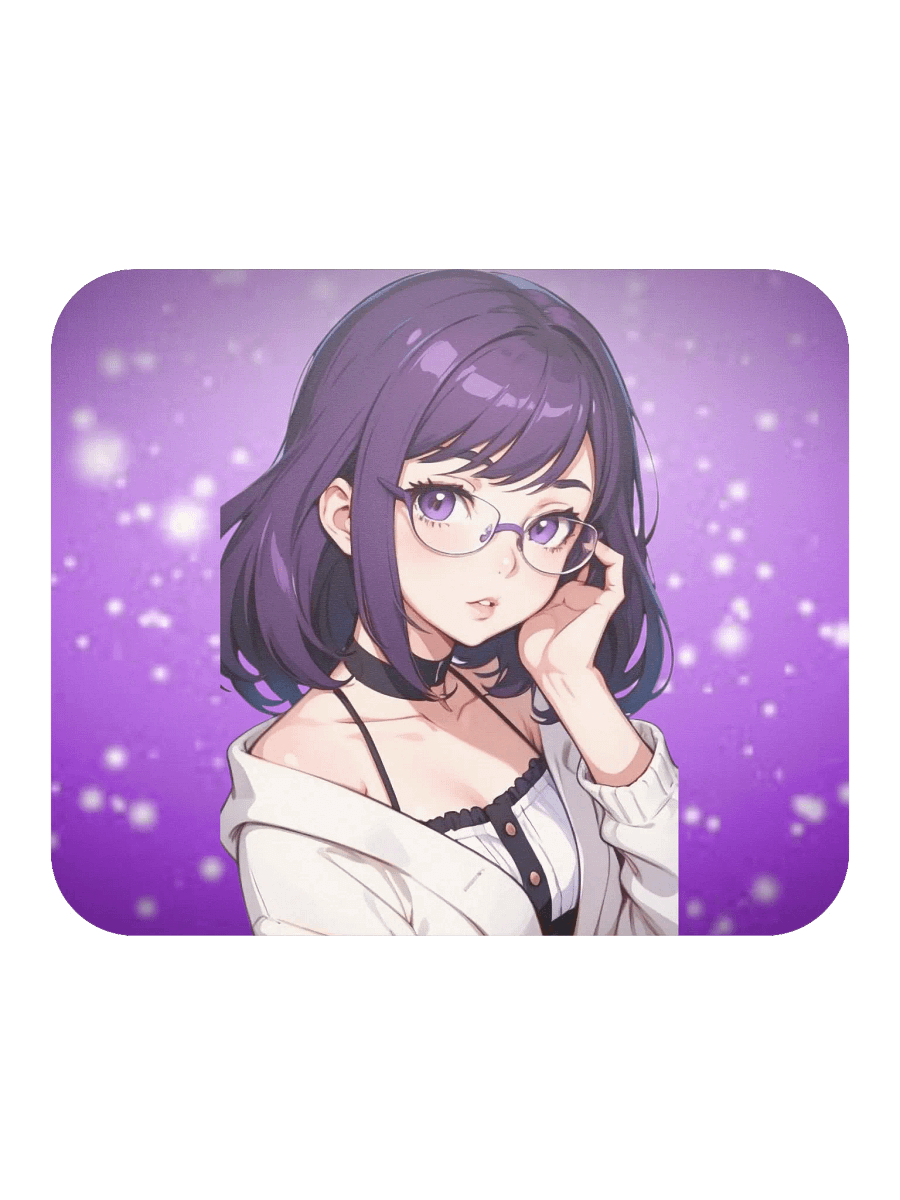 (Purple Waifu) K Classic Mouse Pad product image (2)