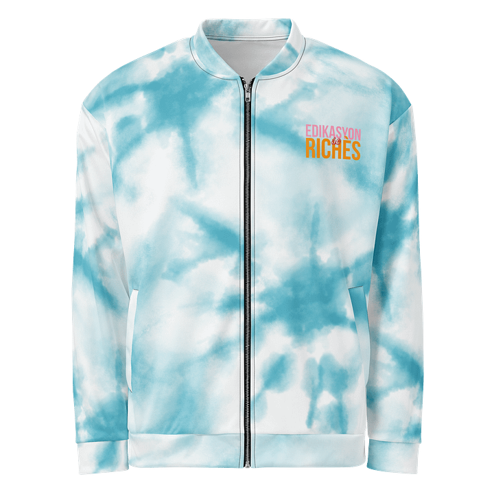 Edikasyon se Richès All-Over Print Bomber Jacket – Make Noise Without Saying a Word product image (1)