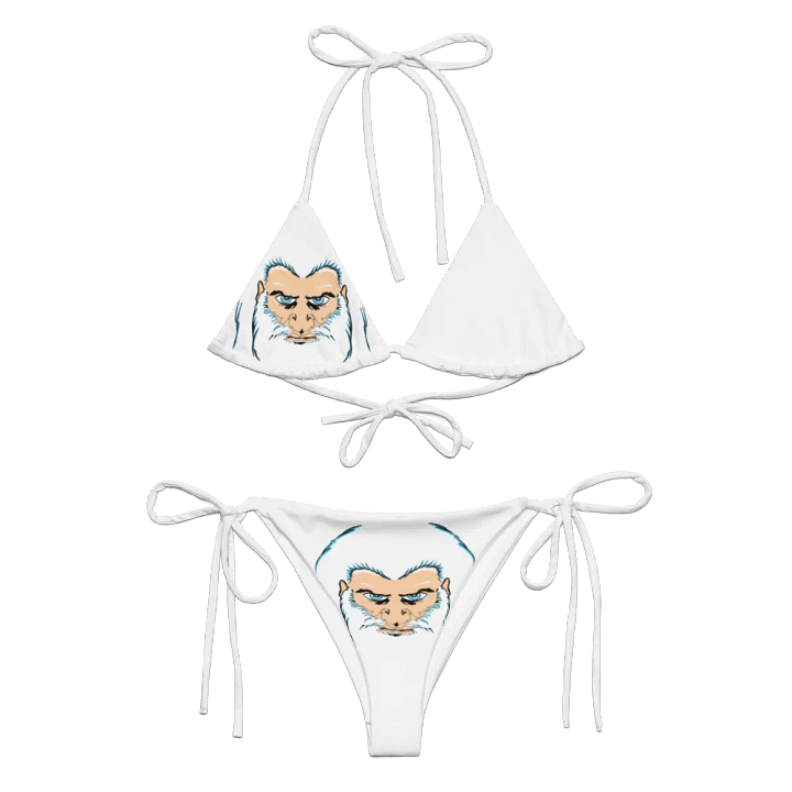 Digital Symmetry Face Art Print Bikini product image (1)