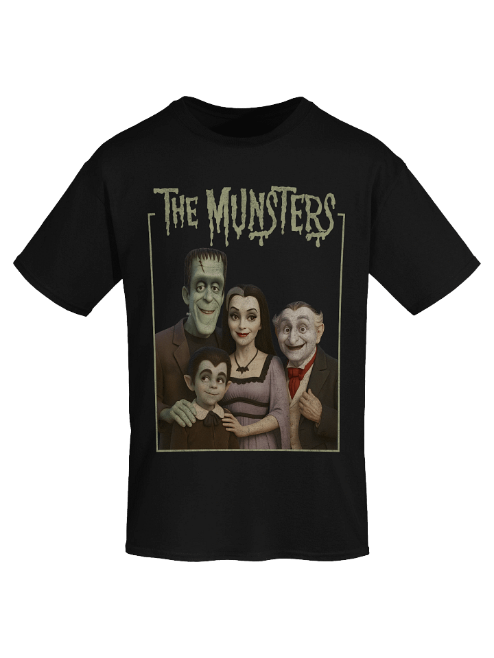 Munsters Family Portrait Vintage Halloween Tee product image (1)