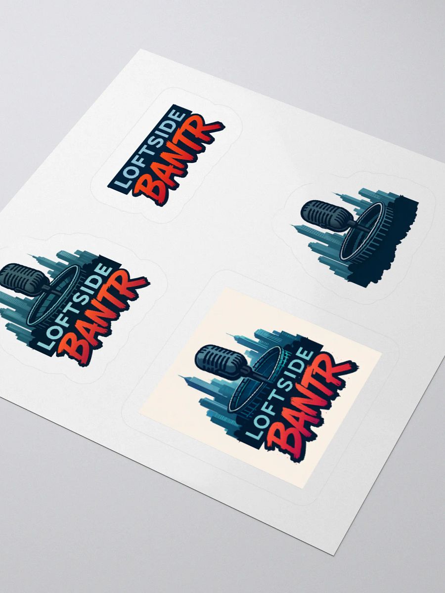 City Mic Kiss Cut Stickers product image (12)