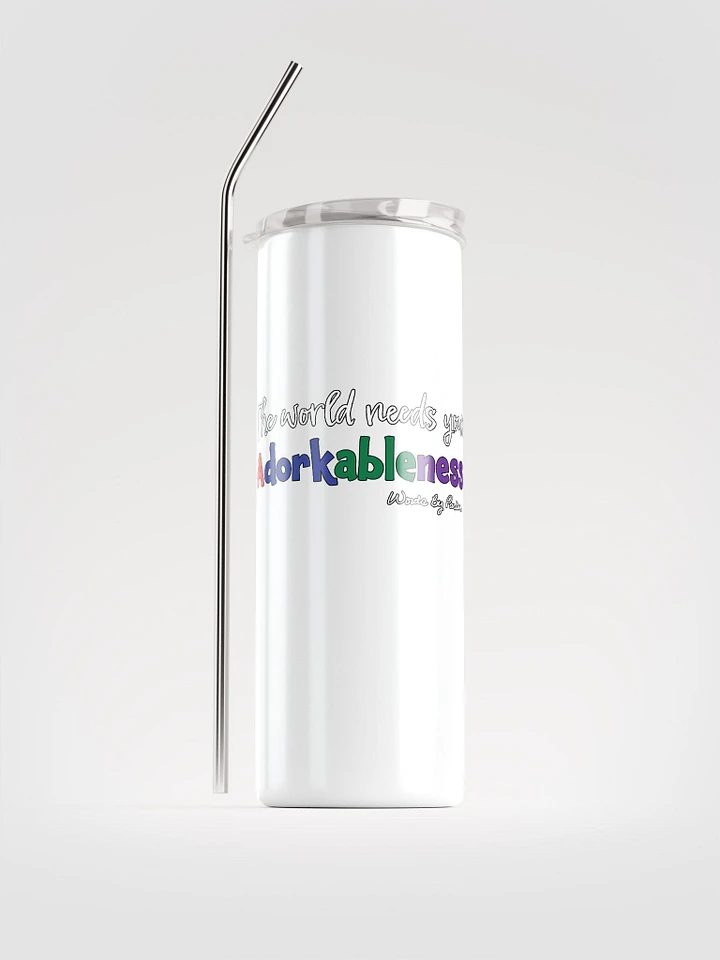 Adorkableness Tumbler with Straw product image (6)