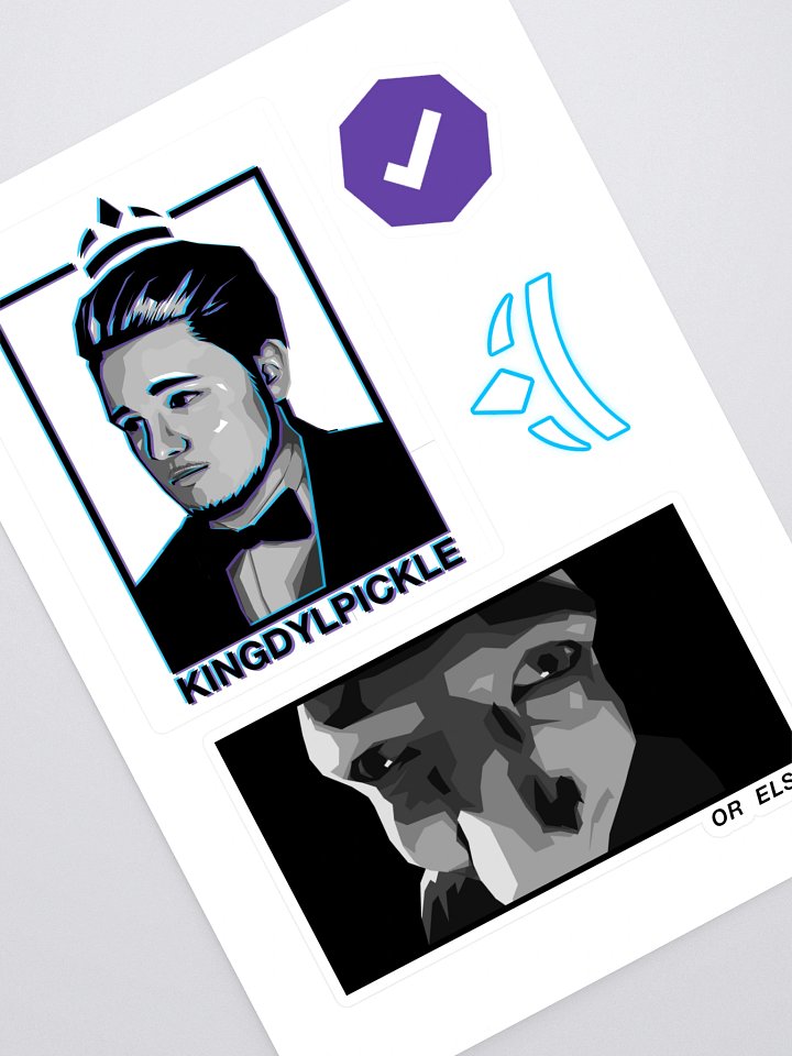 KingDyl 4 Partner Sticker Sheet product image (1)