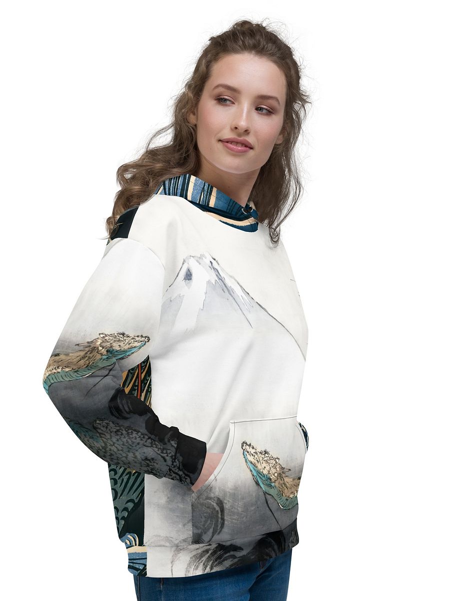 Dragons All-Over Print Recycled Unisex Hoodie product image (12)