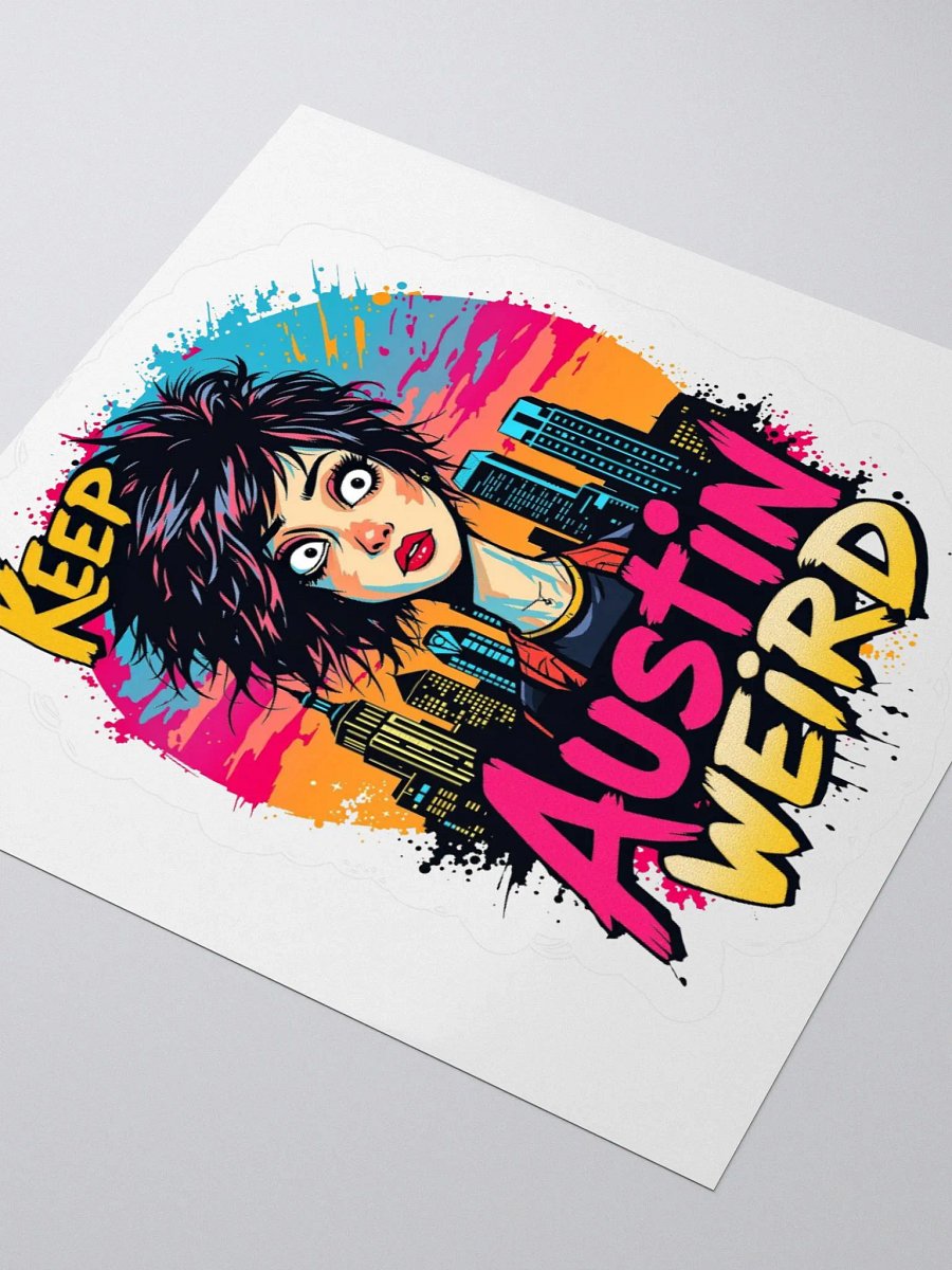 Keep it Weird Austin Skyline Sticker product image (9)