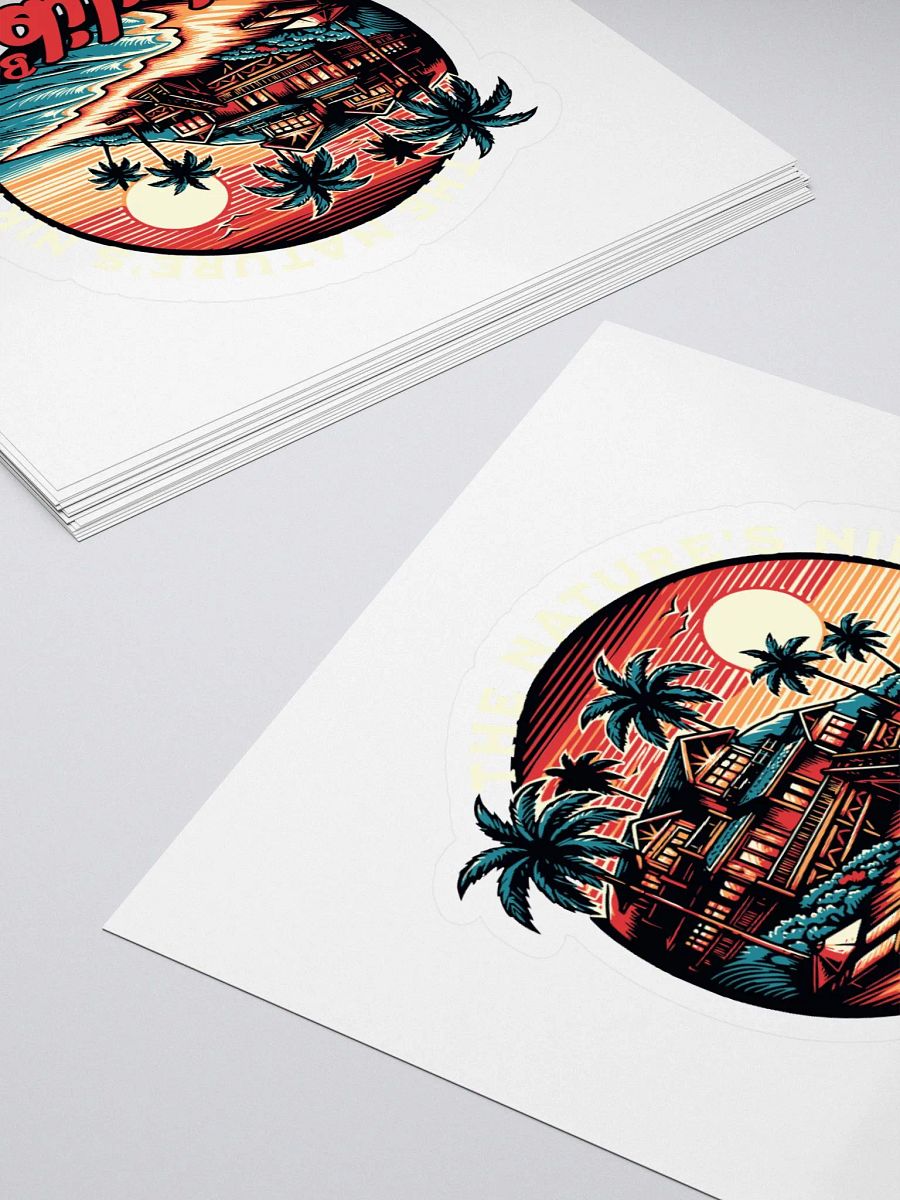 Malibu Beach Vacation Lover Retro Sticker product image (4)