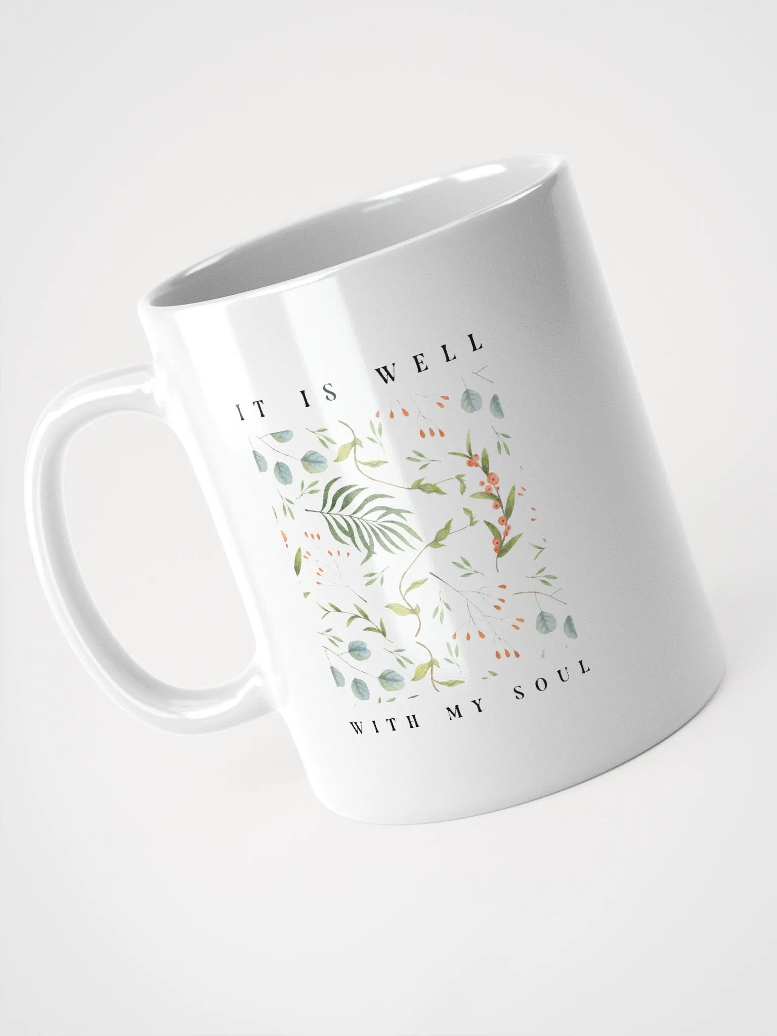 It Is Well With My Soul Flowers Mug product image (3)