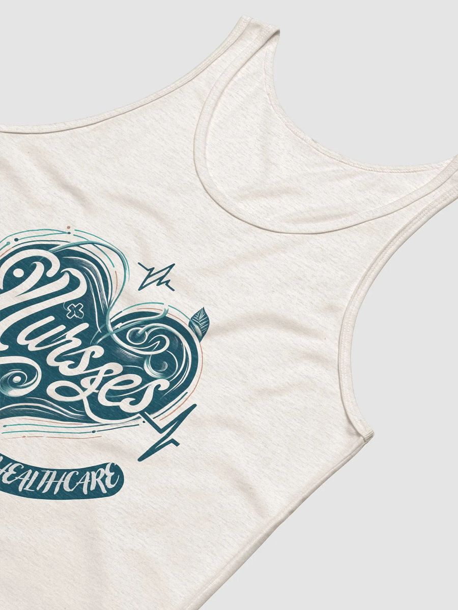 the heart of healthcare, Nurse Heartbeat Jersey Tank product image (17)