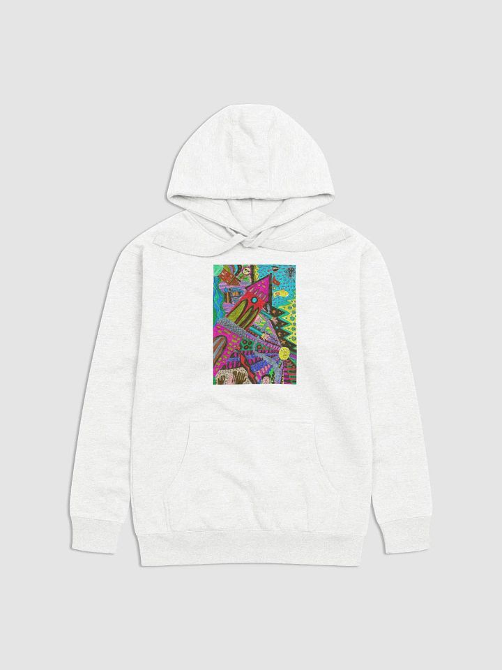 Abstract Doodle Art Tower Moment Unisex Hoodie product image (4)
