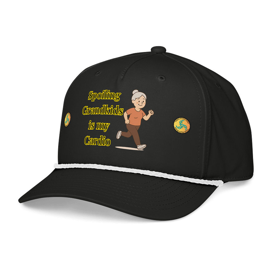 Spoiling Grandkids is my Cardio (Female) Richardson Five-Panel Classic Rope Cap product image (3)