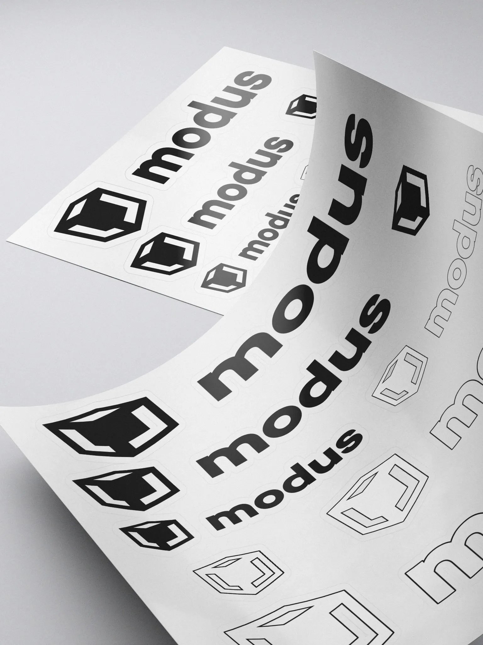 stickers// vinyl (black and white) product image (3)