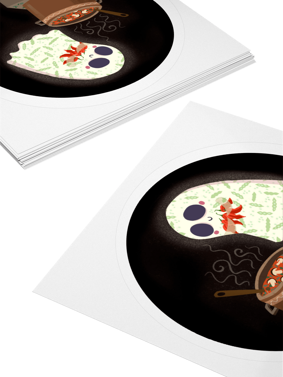 Little Ghost Chili Chef - Vinyl Sticker product image (4)