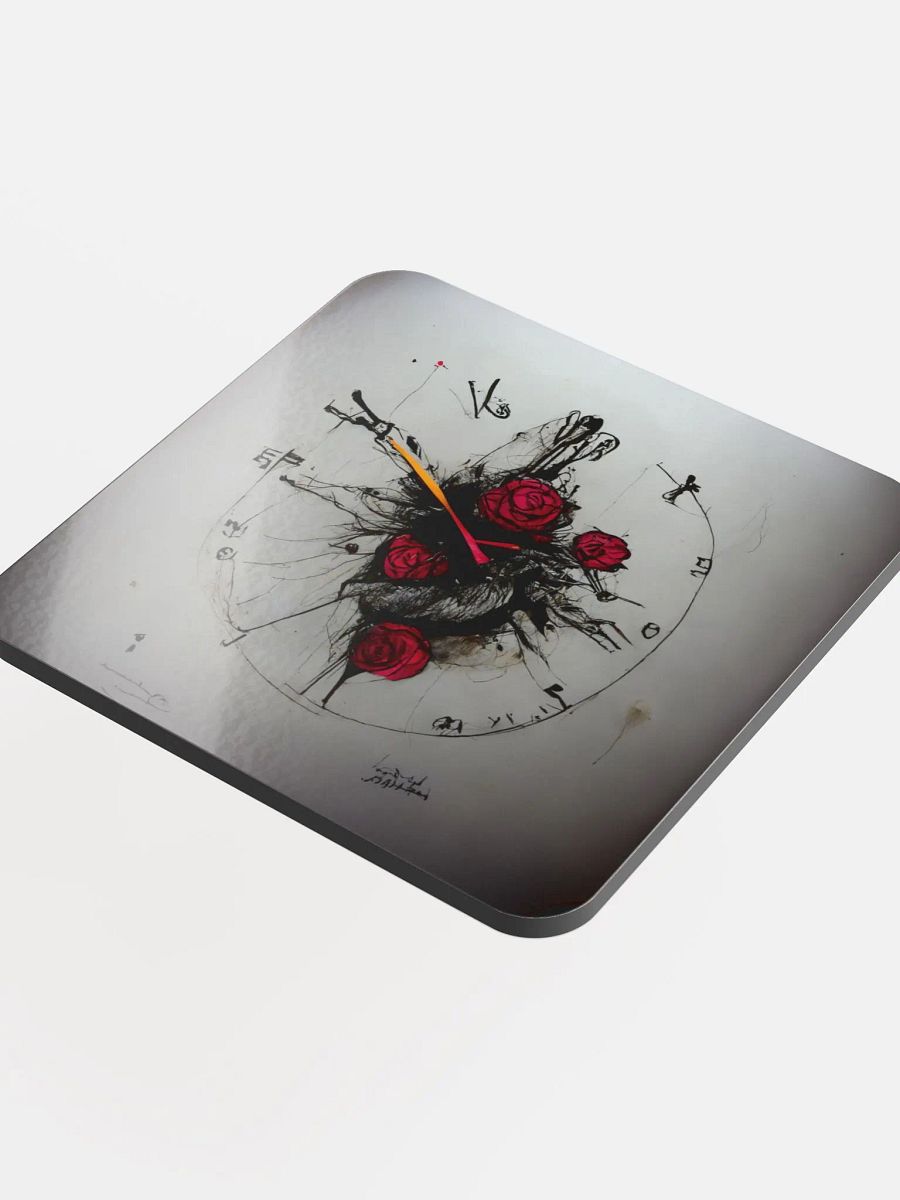 Ethereal Rose Clock Coaster product image (4)