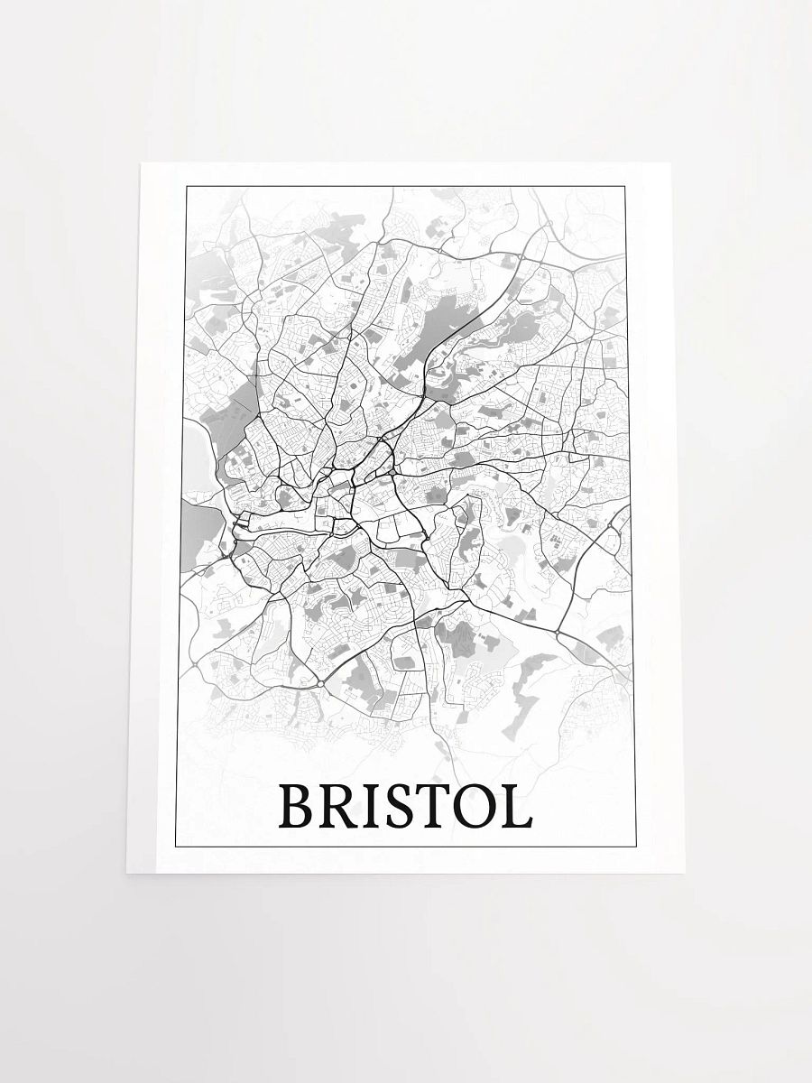 Bristol, England, city map print product image (16)