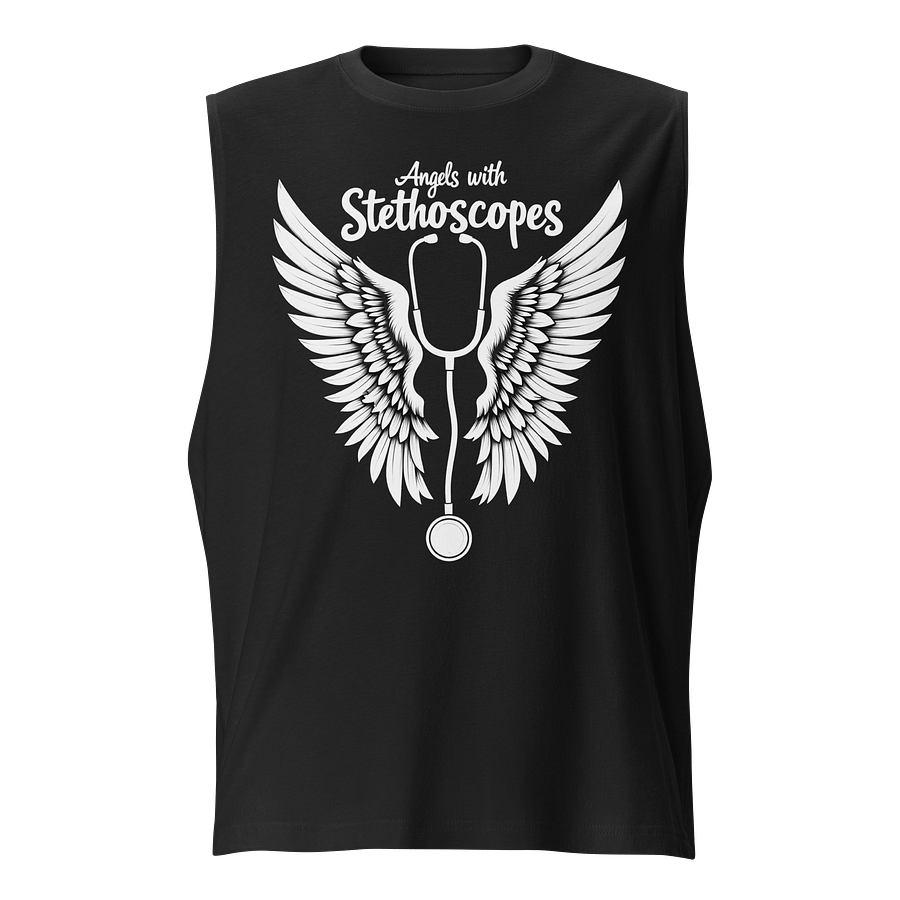 Angel Stethoscope Muscle Tank product image (1)