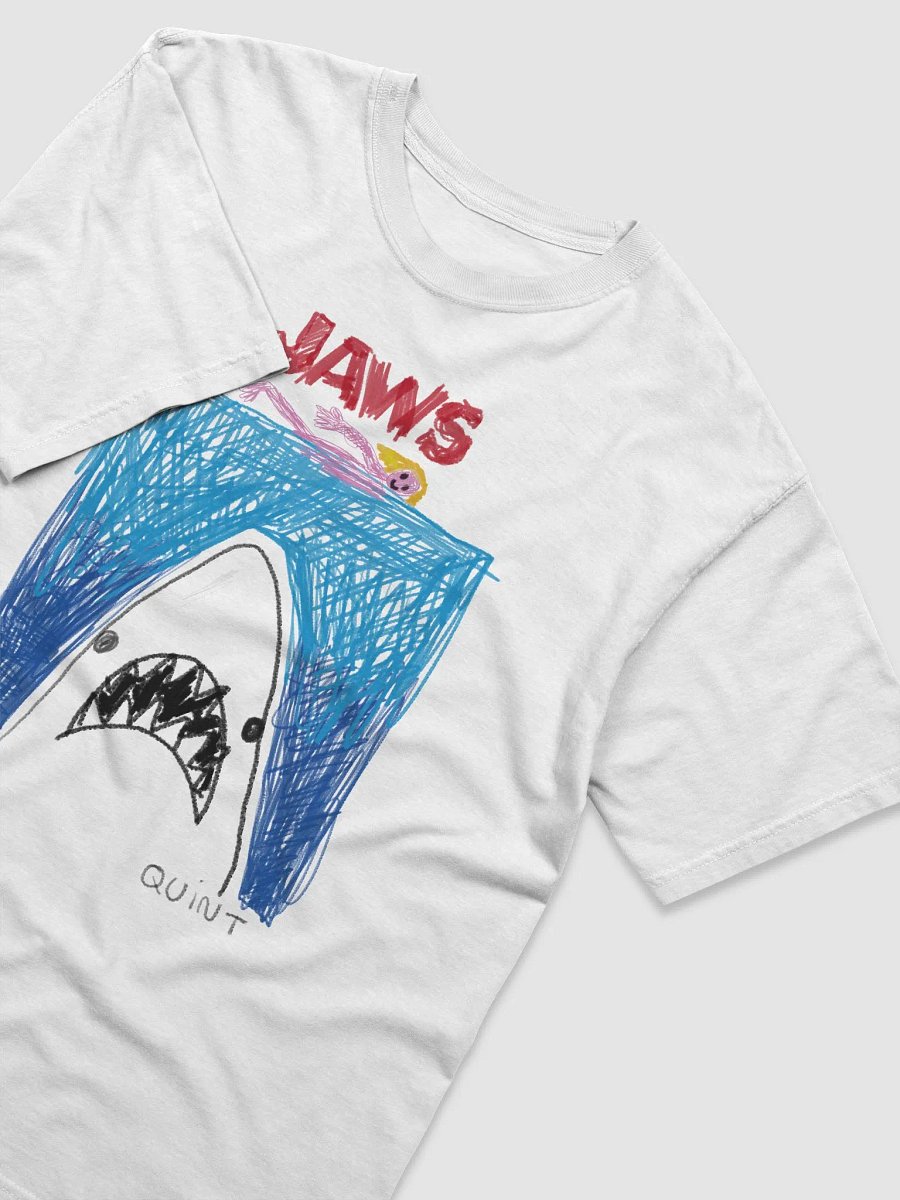 🦈 "JAWS" CreepyKids Horror Unisex Tee Art Print 💀 product image (3)