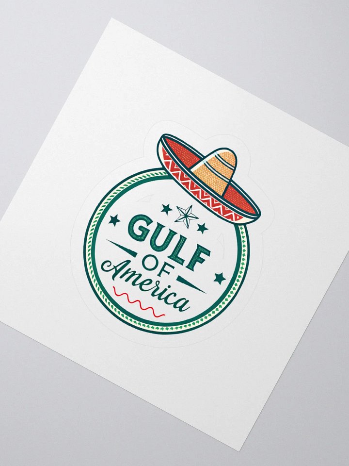 Gulf of America Festival Hat Kiss Cut Stickers product image (4)