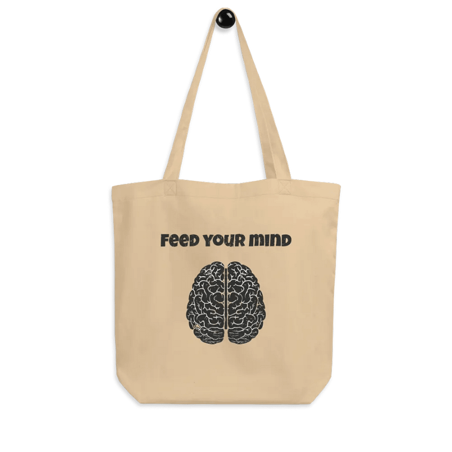Eco-Friendly Feed Your Mind Tote Bag product image (7)