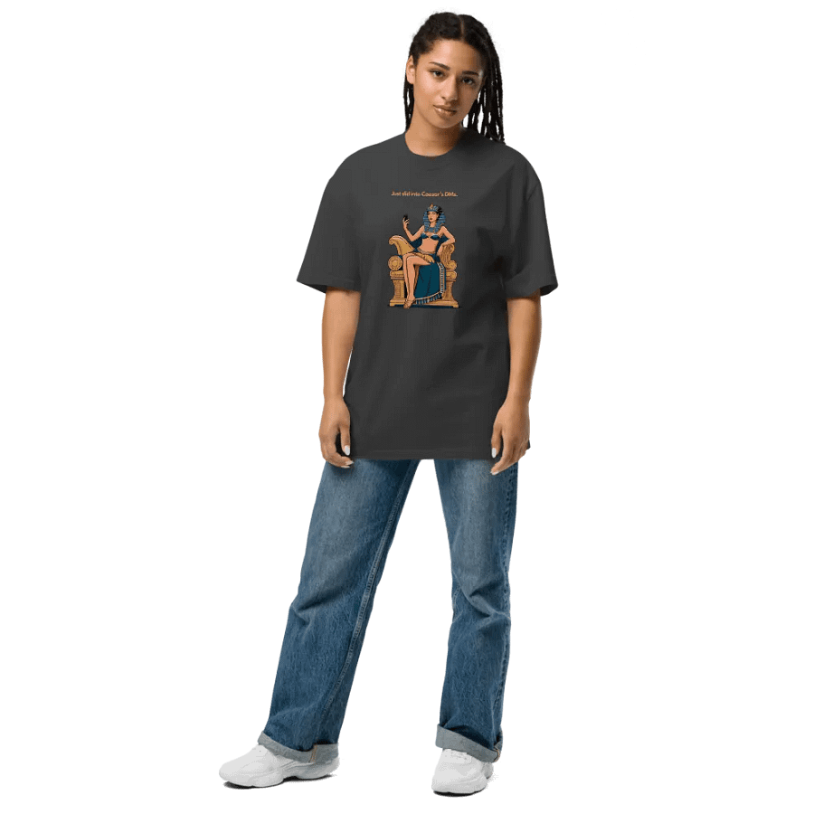 Cleopatra's DM Slide - funny graphic t-shirt product image (7)