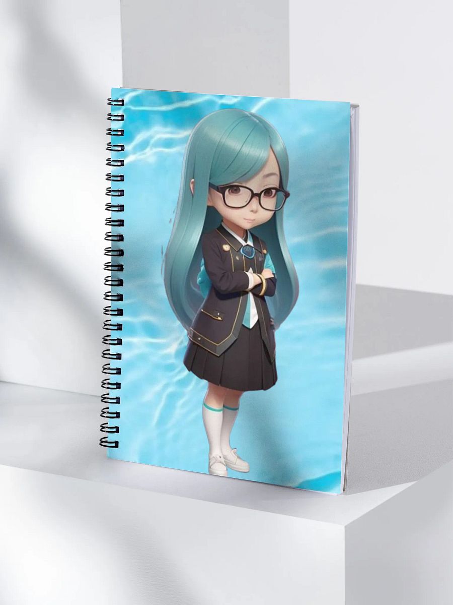 (AQUA CHIBI) K Spiral Notebook product image (4)