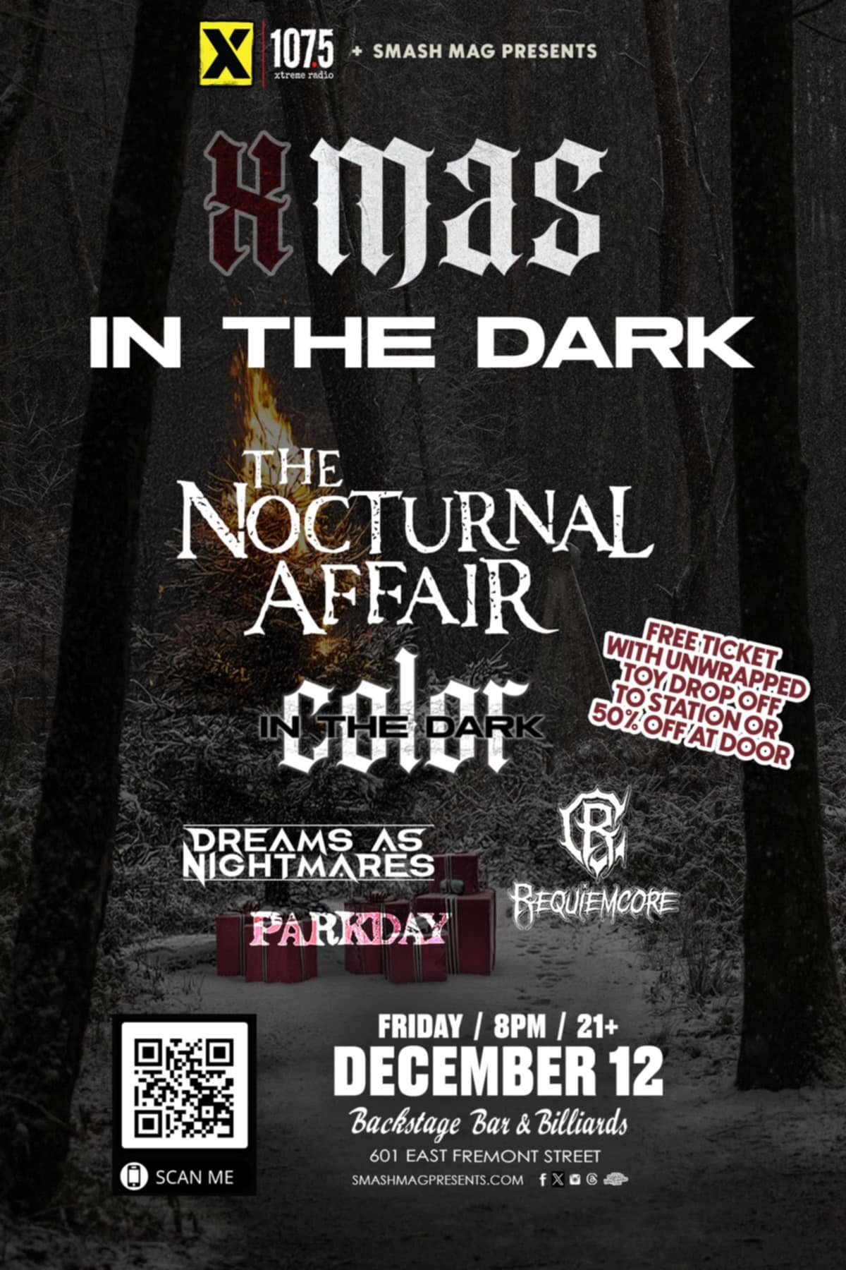 XMAS In The Dark Show Ticket product image (1)