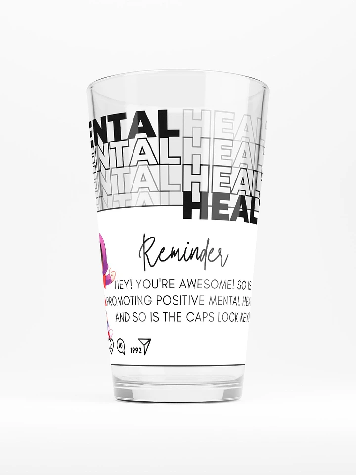 Mental Health Awareness Pint Glass product image (1)