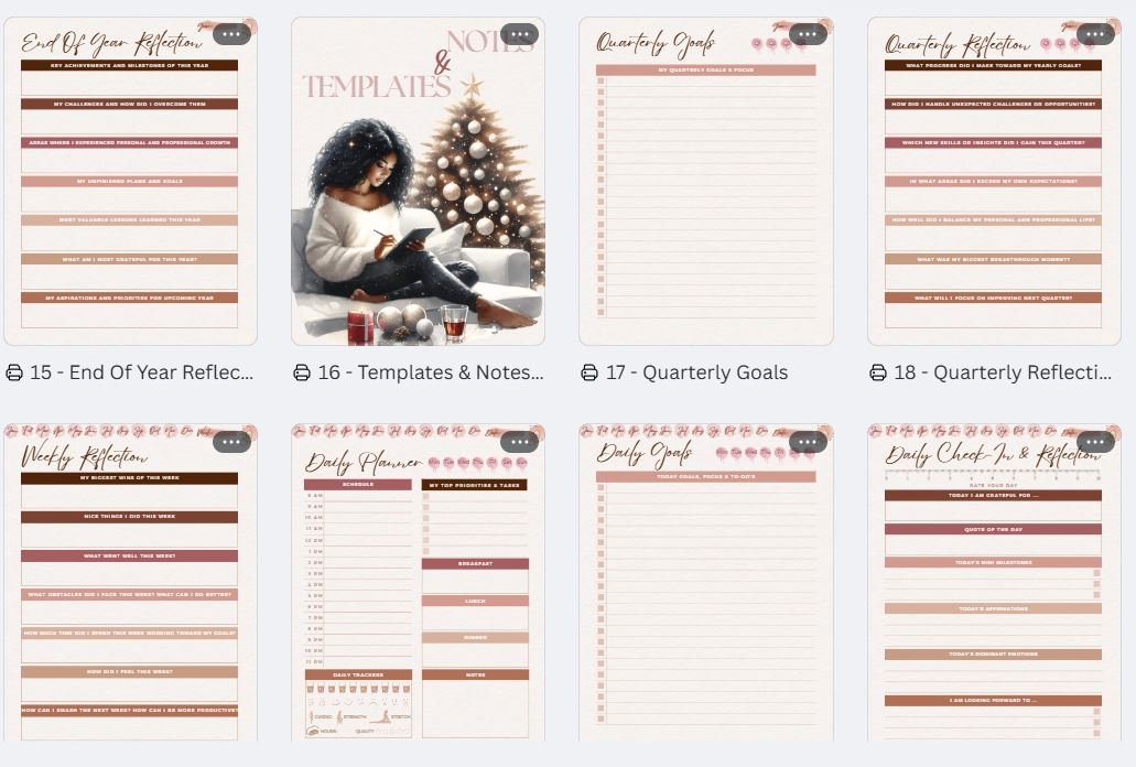 🌟 The Ultimate New Year’s Resolution Planner product image (4)