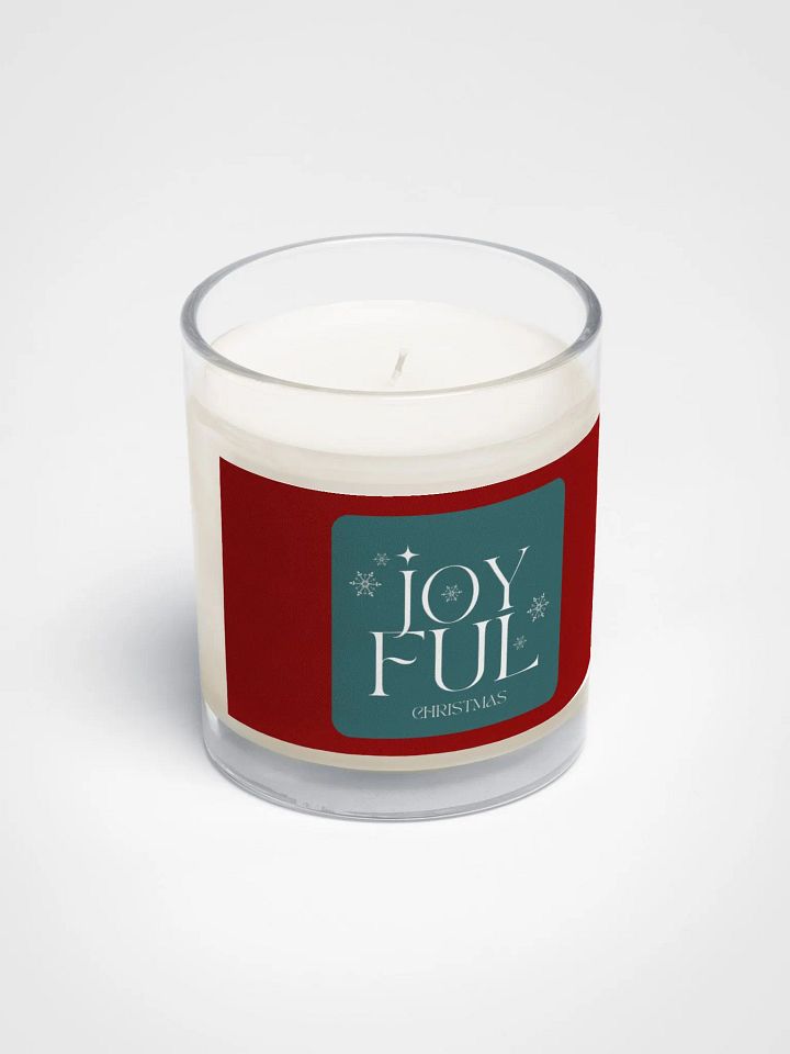 Joyful Christmas Soy Wax Candle product image (2)