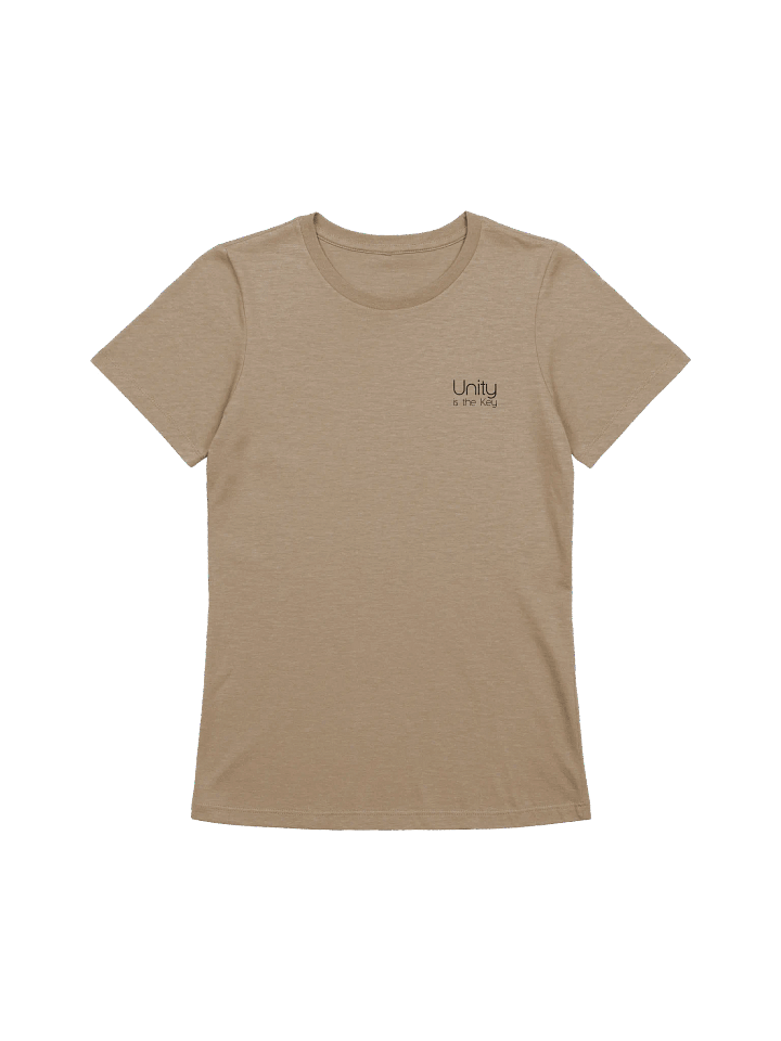 T-shirt Femme UNITY IS THE KEY sigle noir product image (8)