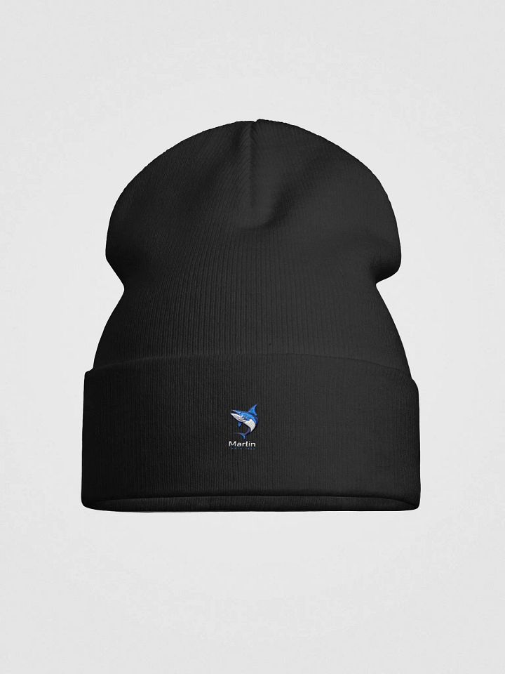 Leaping Blue Marlin Knit Beanie product image (1)