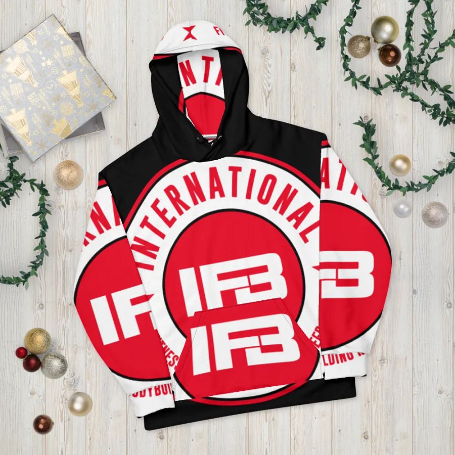 IFBNewsfeed.Org's All-Over Print Recycled Unisex Hoodie product image (10)